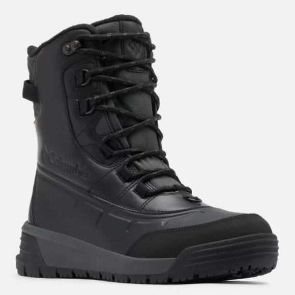 COLUMBIA mens Bugaboot celsius black boots Size 8 Wide waterproof insulation - Picture 1 of 12
